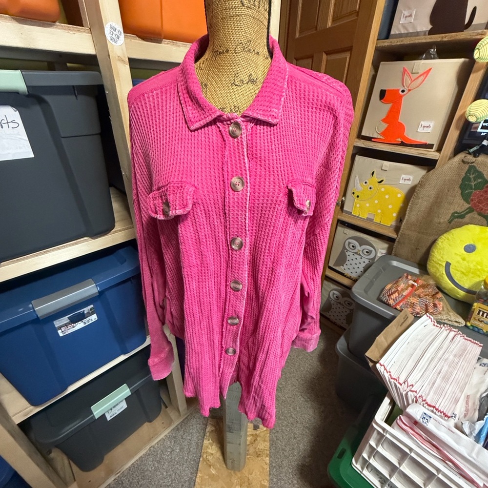Zenana Outfitters Pink Jacket - Picture 5 of 16